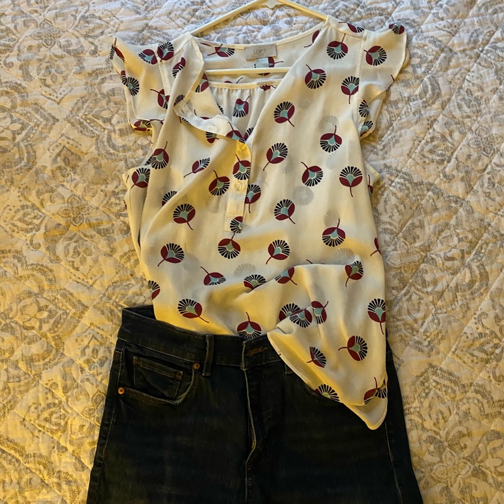 Loft rayon blouse